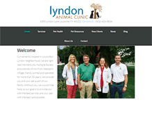 Tablet Screenshot of lyndonanimalclinic.com